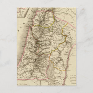 Postale Carte de l'atlas religieux du Moyen-Orient