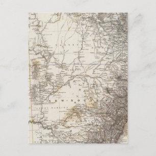 Postale Carte de l'Australie du Sud