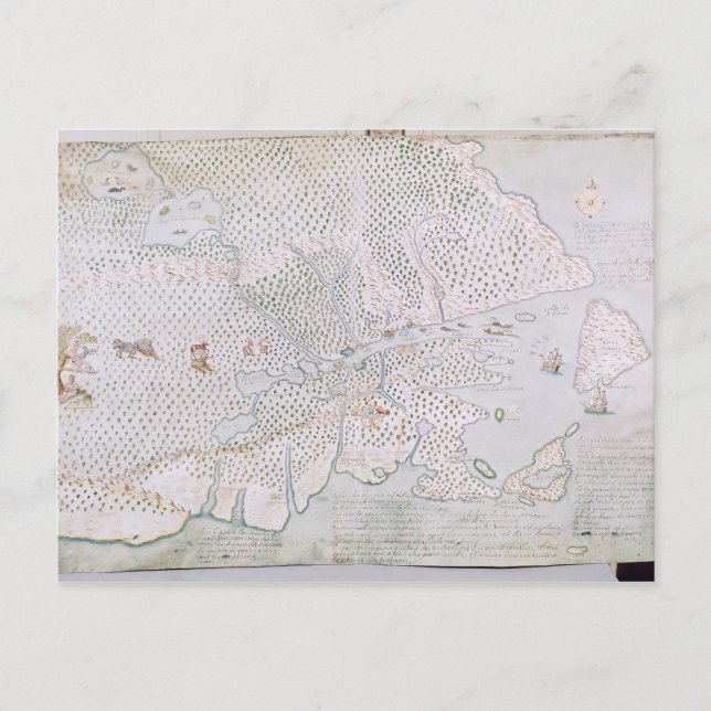 Postale Carte de l'estuaire du Saint-Laurent 2 (Devant)