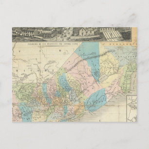 Postale Carte de l'État de Californie