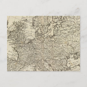 Postale Carte de l'Europe 3