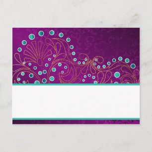 Postale Carte de lieu écrite Arabian Purple