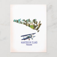carte de l'île Manitoulin Canada