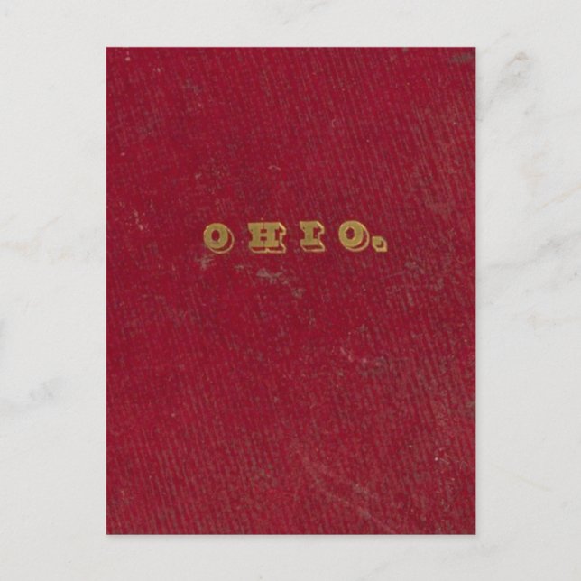Postale Carte de l'Ohio (Devant)