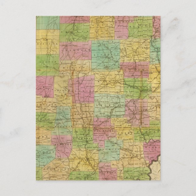 Postale Carte de l'Ohio 2 (Devant)