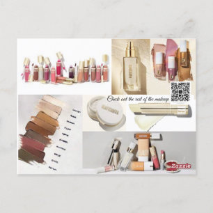 Postale Carte de maquillage Beautycounter