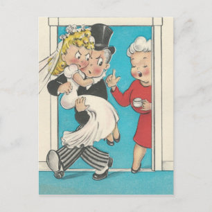 Postale Carte de mariage amusante