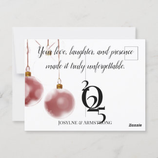 Postale carte de mariage moderne