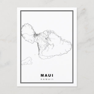 Postale Carte de Maui