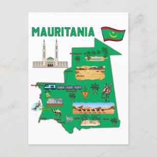Postale Carte de Mauritanie