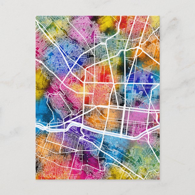 Postale Carte de Mexico Monterrey (Devant)