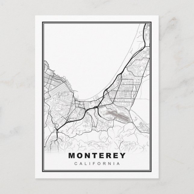 Postale Carte de Monterey (Devant)