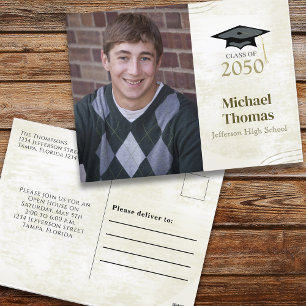 Postale Carte de mortier minimaliste simple photo