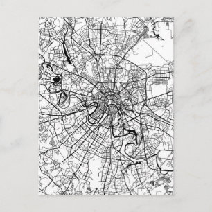 Postale Carte de Moscou Russie
