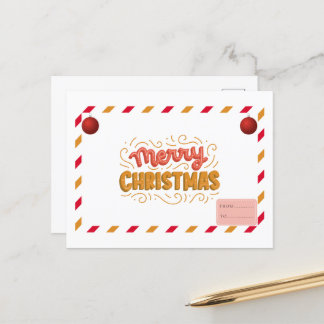 Postale Carte de Noël