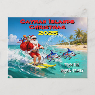 Postale Carte de Noël des îles Caïmans