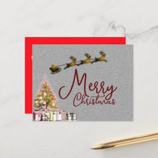 Postale Carte de Noël festive