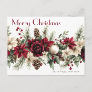 Postale Carte de Noël festive et élégante