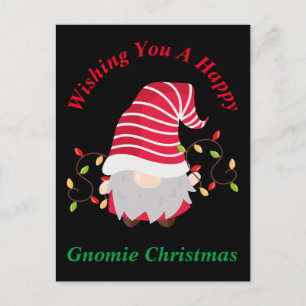 Postale Carte de Noël Gnomie
