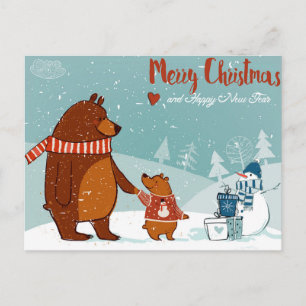 Postale Carte de Noël mignonne