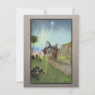 Postale Carte de Noël religieuse vintage