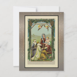 Postale Carte de Noël religieuse vintage