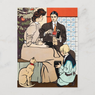 Postale Carte de Noël vintage