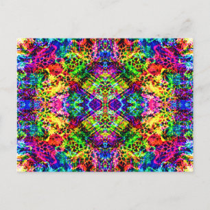 Postale Carte de notes de rêve multicolore