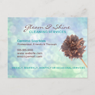 Postale Carte de paiement Blue Cleaning Services Business