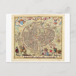 Postale Carte de Paris, 1576