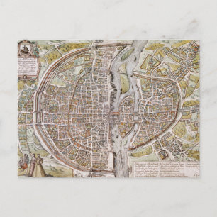 POSTALE CARTE DE PARIS, 1581