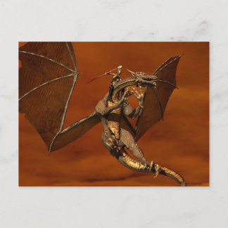 Postale Carte de poste de vol Dragon