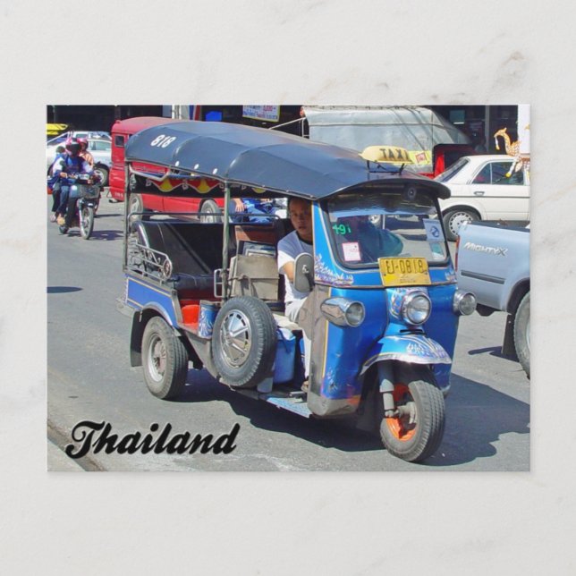 Postale Carte de poste Tuk Thailk (Devant)