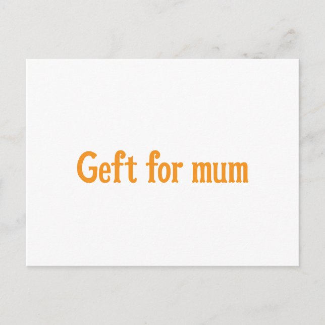 Postale carte de poste - vol pour la journée de la mère (Devant)