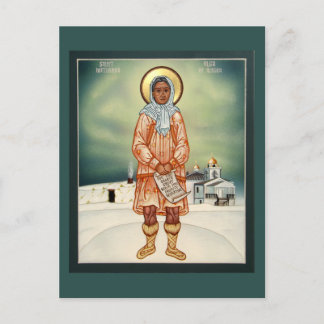 Postale Carte de prière de Matushka Olga d'Alaska