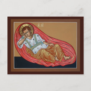 Postale Carte de prière oculaire en sommeil