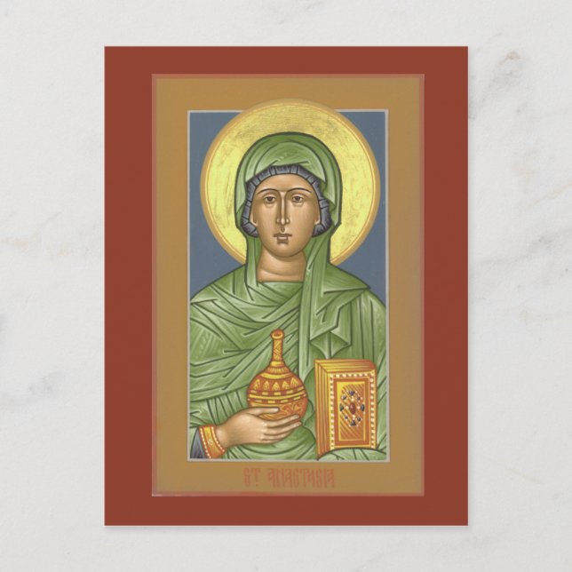 Postale Carte de prière Saint Anastasia (Devant)