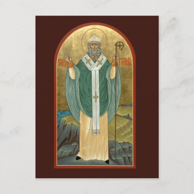 Postale Carte de prière Saint Patrick (Devant)