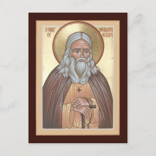 Postale Carte de prière St. Herman d'Alaska
