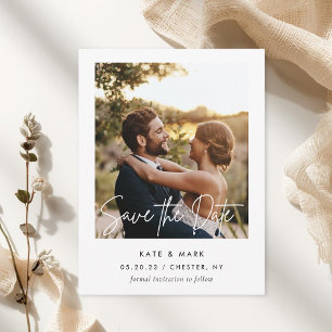 Postale Carte de rappel de date de mariage à encadrer Mode