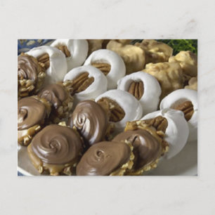 Postale Carte de recette Blank Assorted Candy