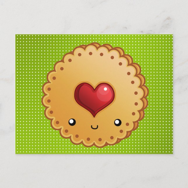 Postale Carte de recette de biscuit de Noël (Devant)