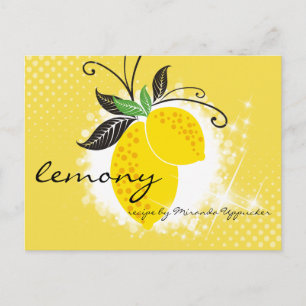 Postale Carte de recette de cuisine de cuisson à la branch
