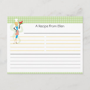 Postale Carte de recette Fête des mariées