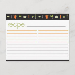 Postale Carte de recette Fête des mariées