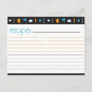 Postale Carte de recette Fête des mariées