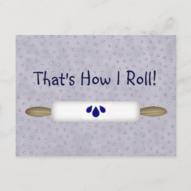 Postale Carte de recette That's How I Roll (Devant)