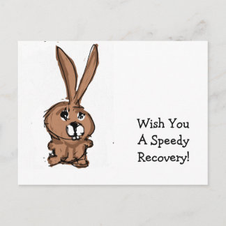 Postale Carte de récupération de lapin