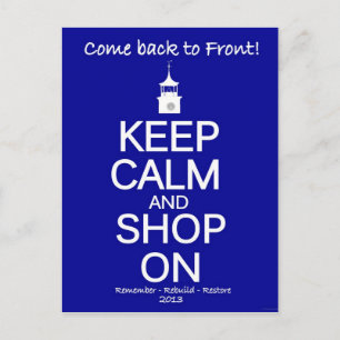 Postale Carte de récupération d'incendie de Georgetown en 