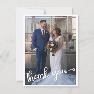 Postale Carte de remerciement de mariage